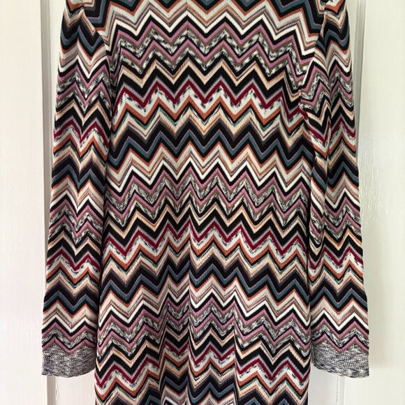 Missoni Chevron Cardigan Sweater with Pockets - Picture 2 of 3